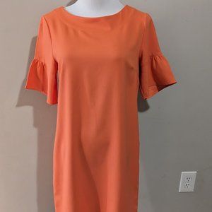 Banana Republic Orange Dream Short Sleeve Dress